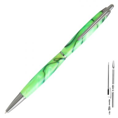 Groove Gun Metal Click Pen Kit