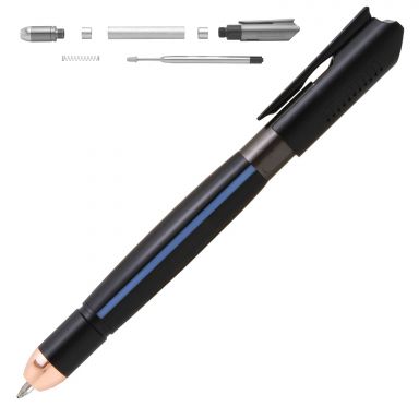 Handgun Matte Black Click Pen Kit