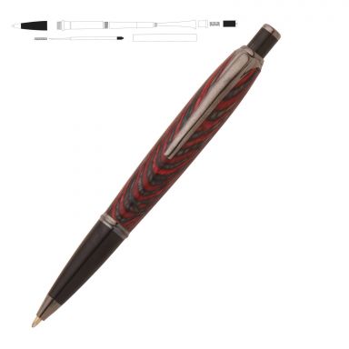 Compson Gun Metal Click Pen Kit