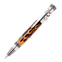 Flames Laser Inlay Kit and Gearshift Chrome Pen Kit Combo Pack