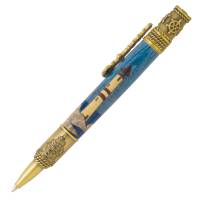 Lighthouse Laser Inlay Kit and Nautical Antique Brass Pen Kit Combo Pack