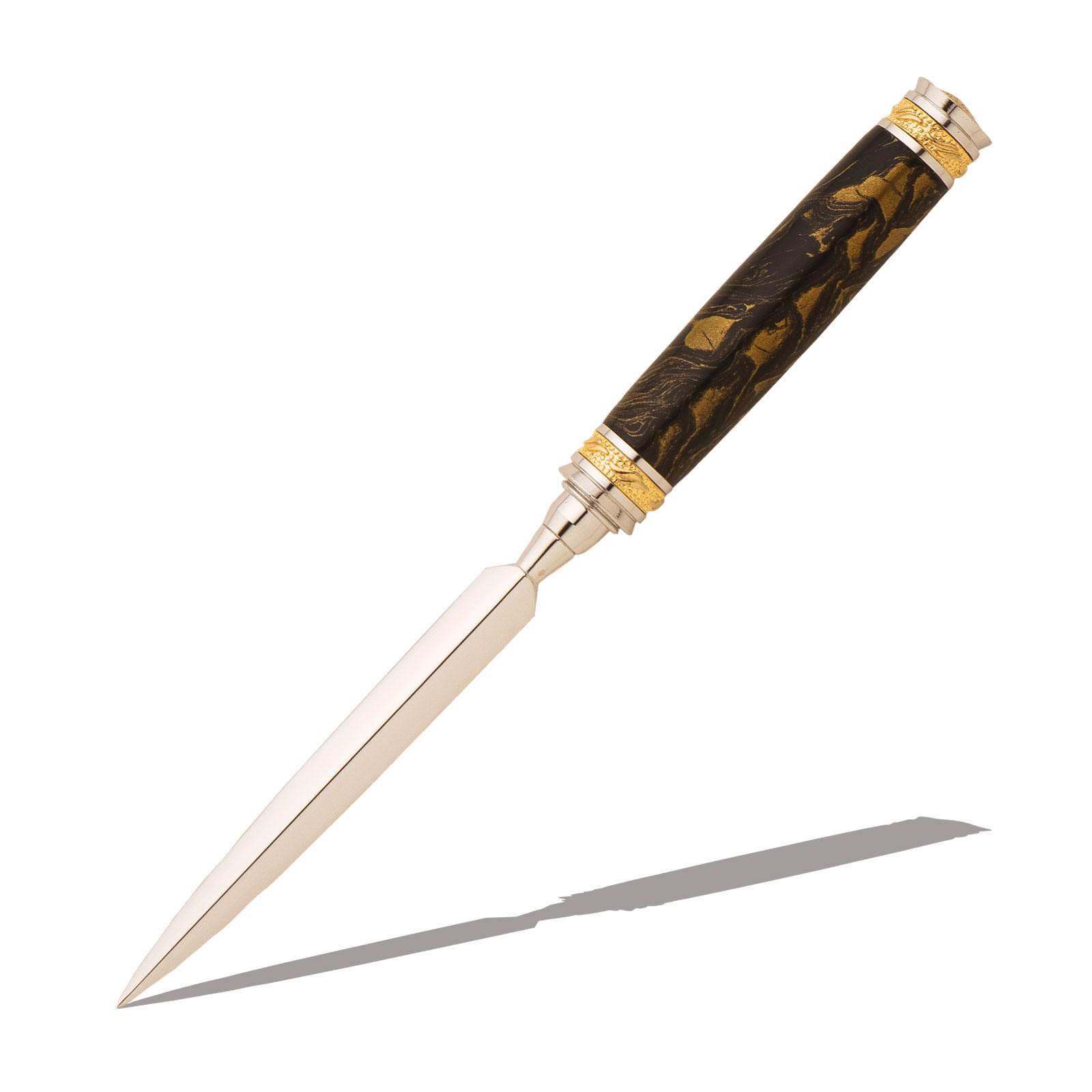 Majestic Gold and Chrome Letter Opener at Penn State Industries