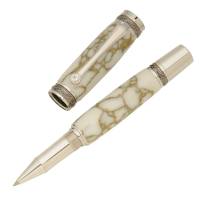 Majestic Gun Metal/Chrome Rollerball Pen Kit