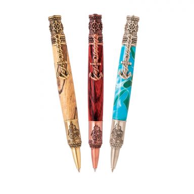 3 Nautical Twist Pen Kit Starter Set