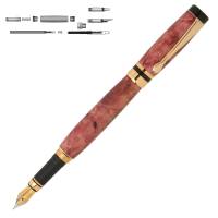 Classic Elite2 24kt Gold and Gun Metal Fountain Pen Kit at Penn