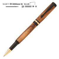 Classic 24kt Gold and Black Enamel Rollerball Pen Kit