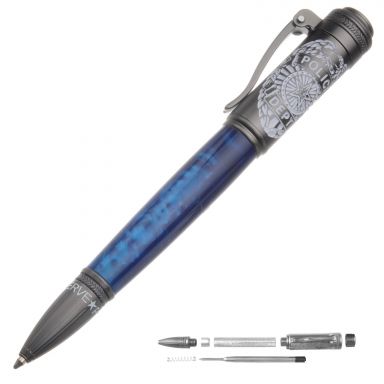 Police Click Pen Kit in Satin Gun Metal