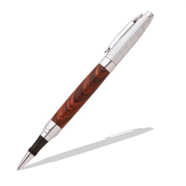 Presimo Etched Chrome Rollerball Pen Kit