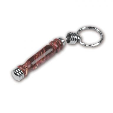 Secret Compartment Chrome Keychain Kit