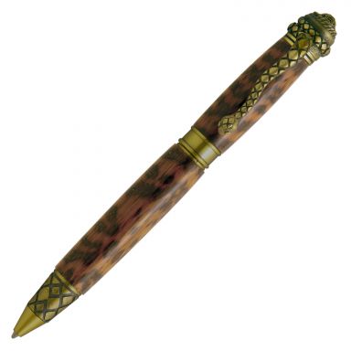 Serpent Antique Brass Twist Pen Kit