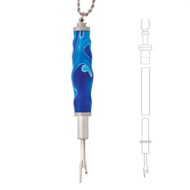 Seam Ripper Satin Chrome Necklace Kit