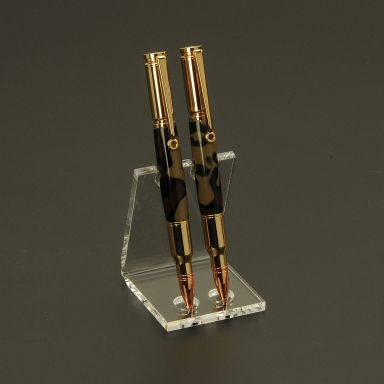 2 Pen Economy Acrylic Pen Display Stand