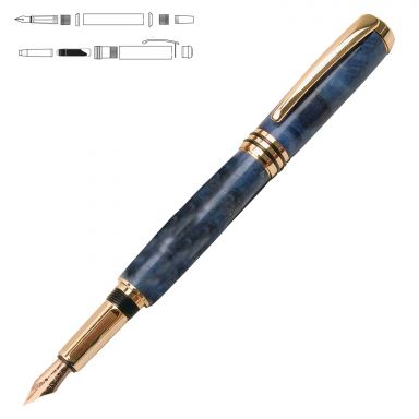 Tycoon Gold Fountain Pen Kit