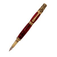 Victorian Fountain Antique Brass Gold Pen Kit