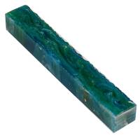 Acrylester Blue Green Ocean 3/4 in. x 3/4 in. x 5 in. Pen Blank