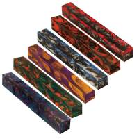 Acrylester Vivid 3/4in. x 3/4 in. x 5in. Polyester Pen Blanks: Pack of 6