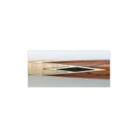 Pool Cue Inlay Blank Style A with Black Window: 10mm Tube