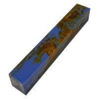 Golden Glimmer Blue Sky 3/4 in. x 3/4 in. x 5 in. Pen Blank