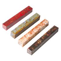 Golden Glimmer 3/4 in. x 3/4 in. x 5 in. 4 Pen Blank Pack