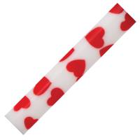 Red Hearts 3/4 in. x 5 in. Pen Blank