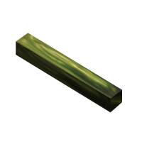 Kirinite Green Mother of Pearl 3/4 in. x 3/4 in. x 5 in. Pen Blank