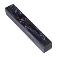 Lava Bright Classic Deep Purple and White 3/4 in. x 3/4 in. x 5 in. Pen Blank