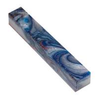 Mica Pearl Star Spangled Banner 5/8 in. x 5/8 in. x 5 in. Pen Blank