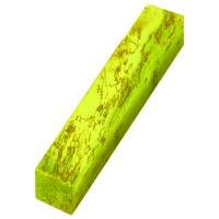 Spalted Tamarind Lime Green 3/4 in. x 3/4 in. x 5 in. Pen Blank