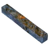 Stabilized Blue Maple Burl 3/4 in. x 3/4 in. x 5 in. Pen Blank