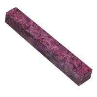 Stabilized Purple Maple Burl 3/4 in. x 3/4 in. x 5 in. Pen Blank