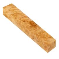 Stabilized Clear Box Elder 3/4 in. x 3/4 in. x 5 in. Pen Blank