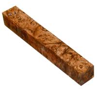 Stabilized Colored Brown Box Elder 3/4 in. x 3/4 in. x 5 in. Pen Blank