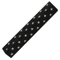 White Stars on Black 3/4 in. x 3/4in. X 5in. Pen Blank